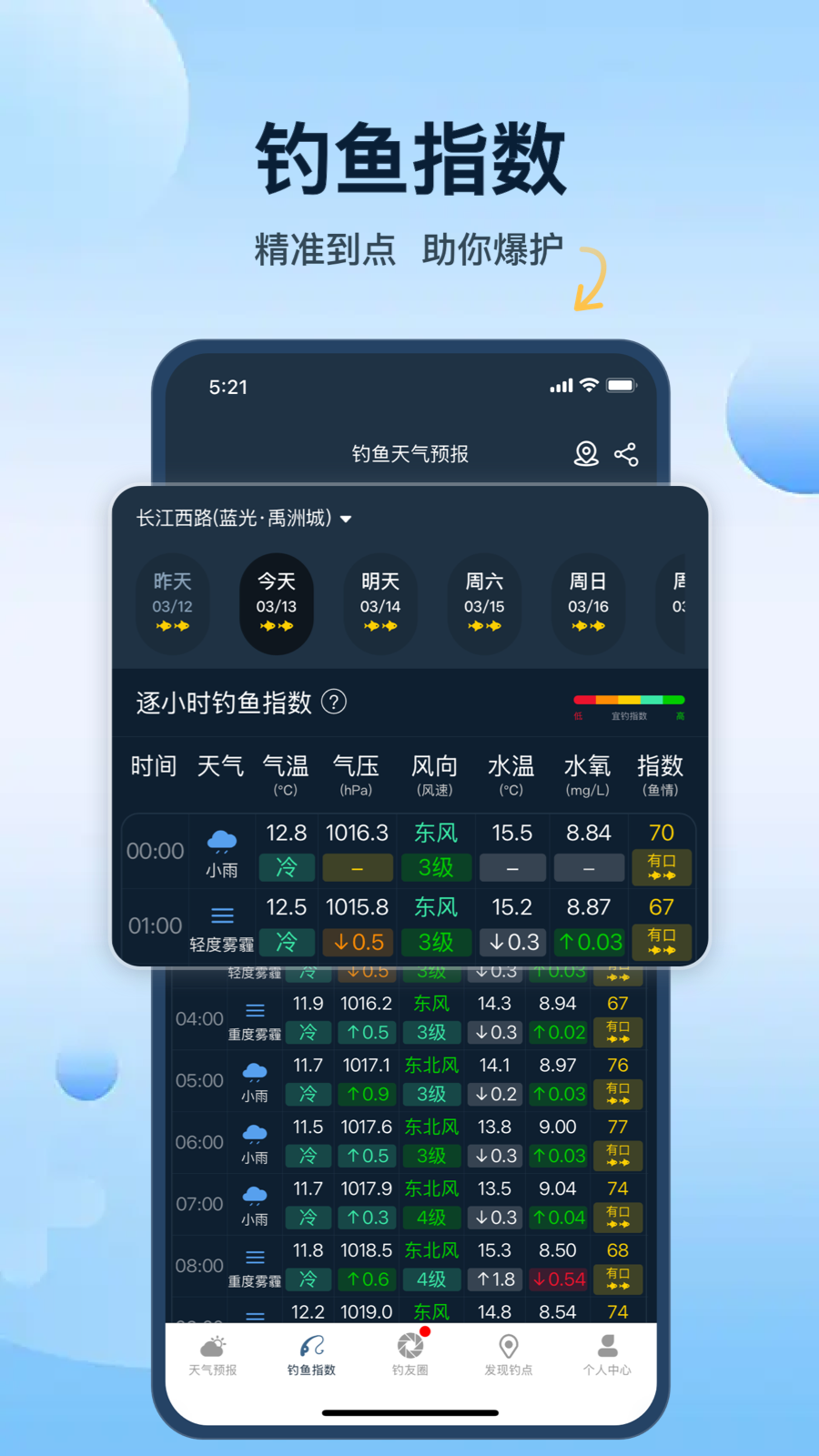 釣魚天氣預(yù)報(bào)截圖預(yù)覽