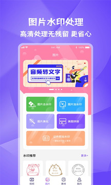 圖片視頻妙去水印APP截圖