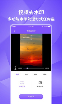 圖片視頻妙去水印APP截圖