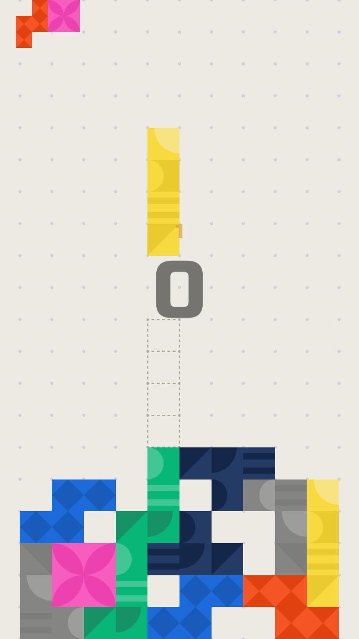 單手俄羅斯方塊截圖預(yù)覽