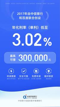 中信百信銀行截圖