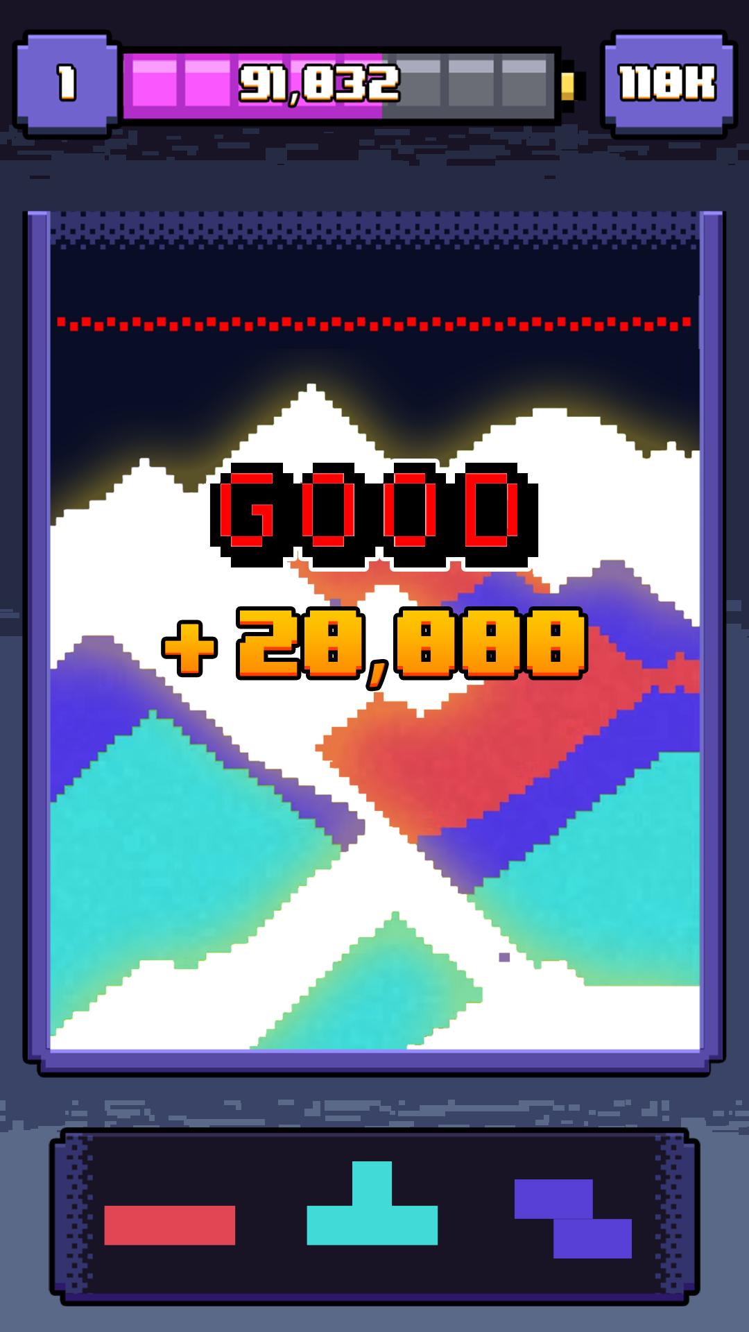 流沙俄羅斯方塊截圖預覽