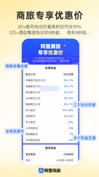 阿里商旅截圖