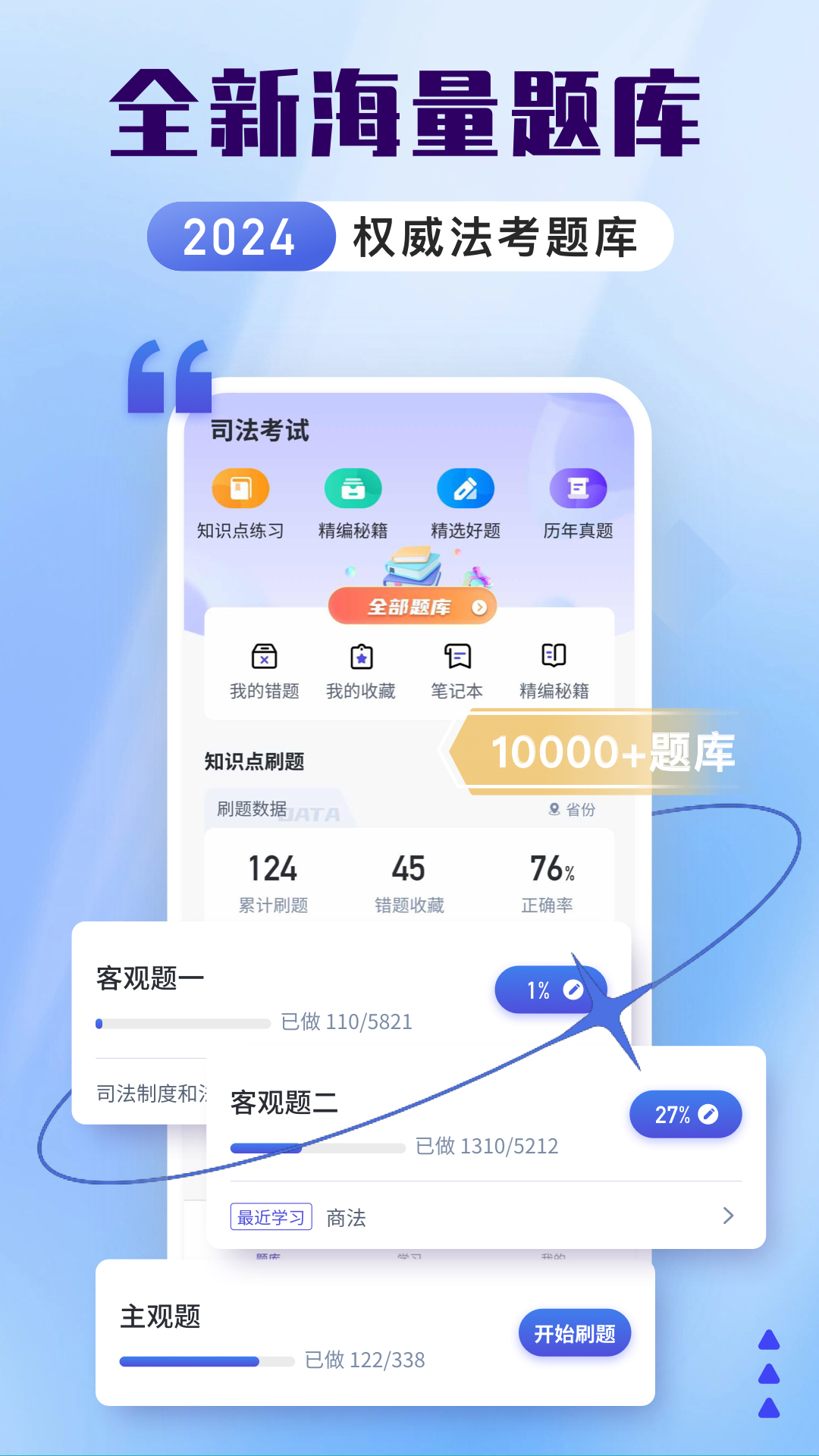 司法考試題庫自考王截圖預(yù)覽
