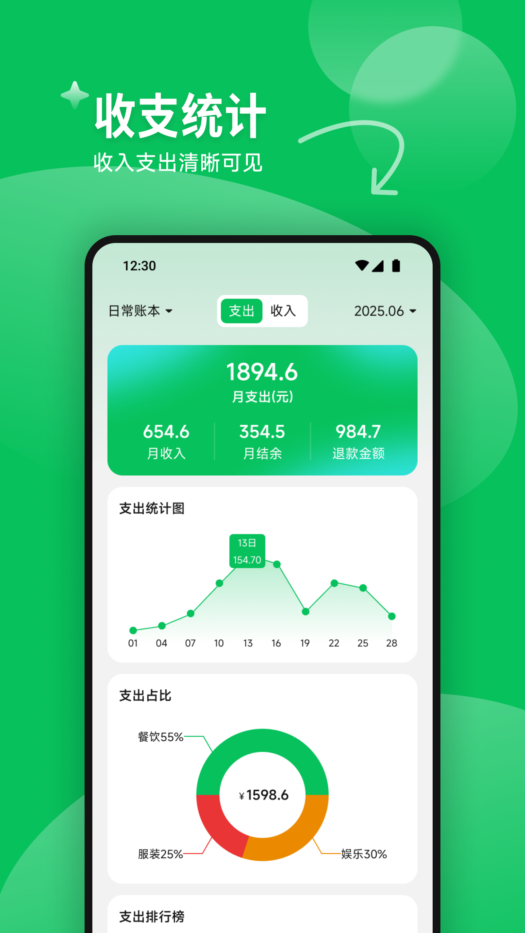 每日記賬本截圖預(yù)覽