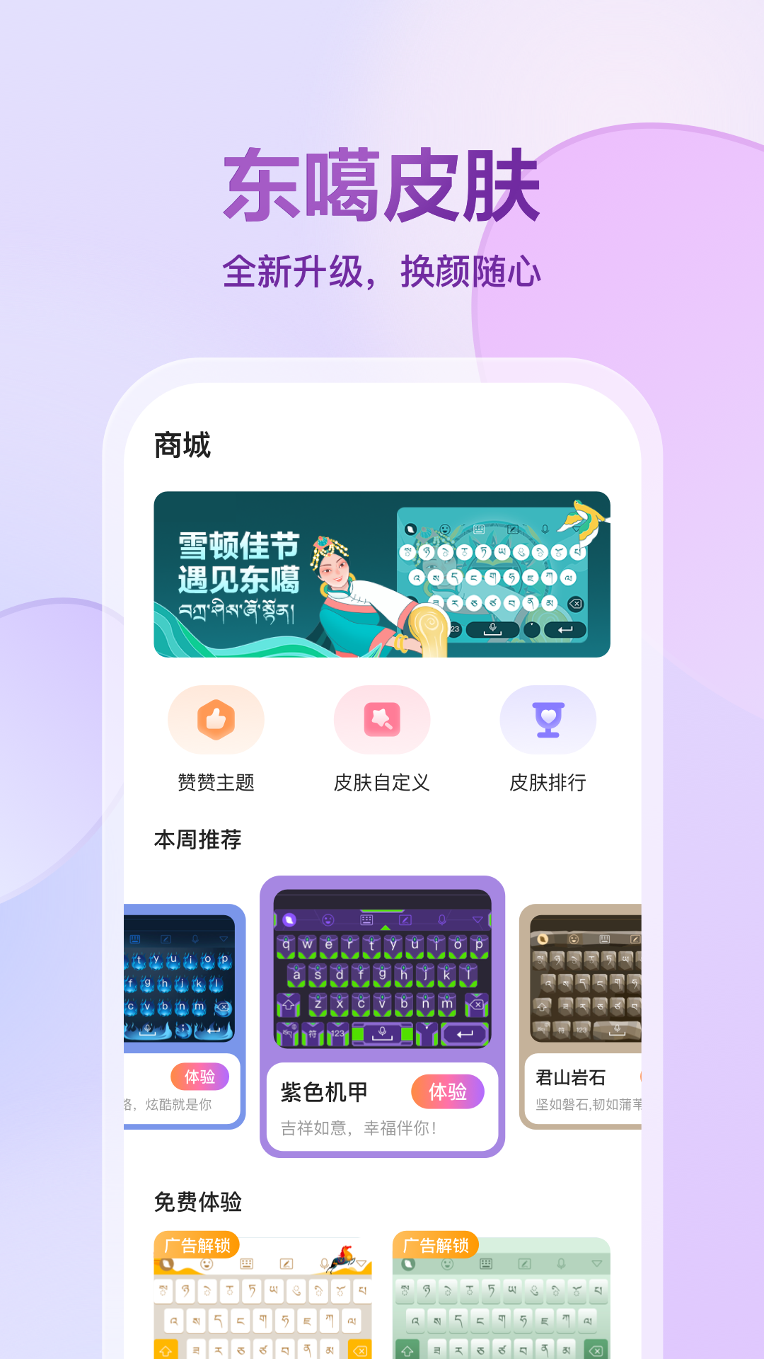 東噶藏文輸入法截圖預(yù)覽