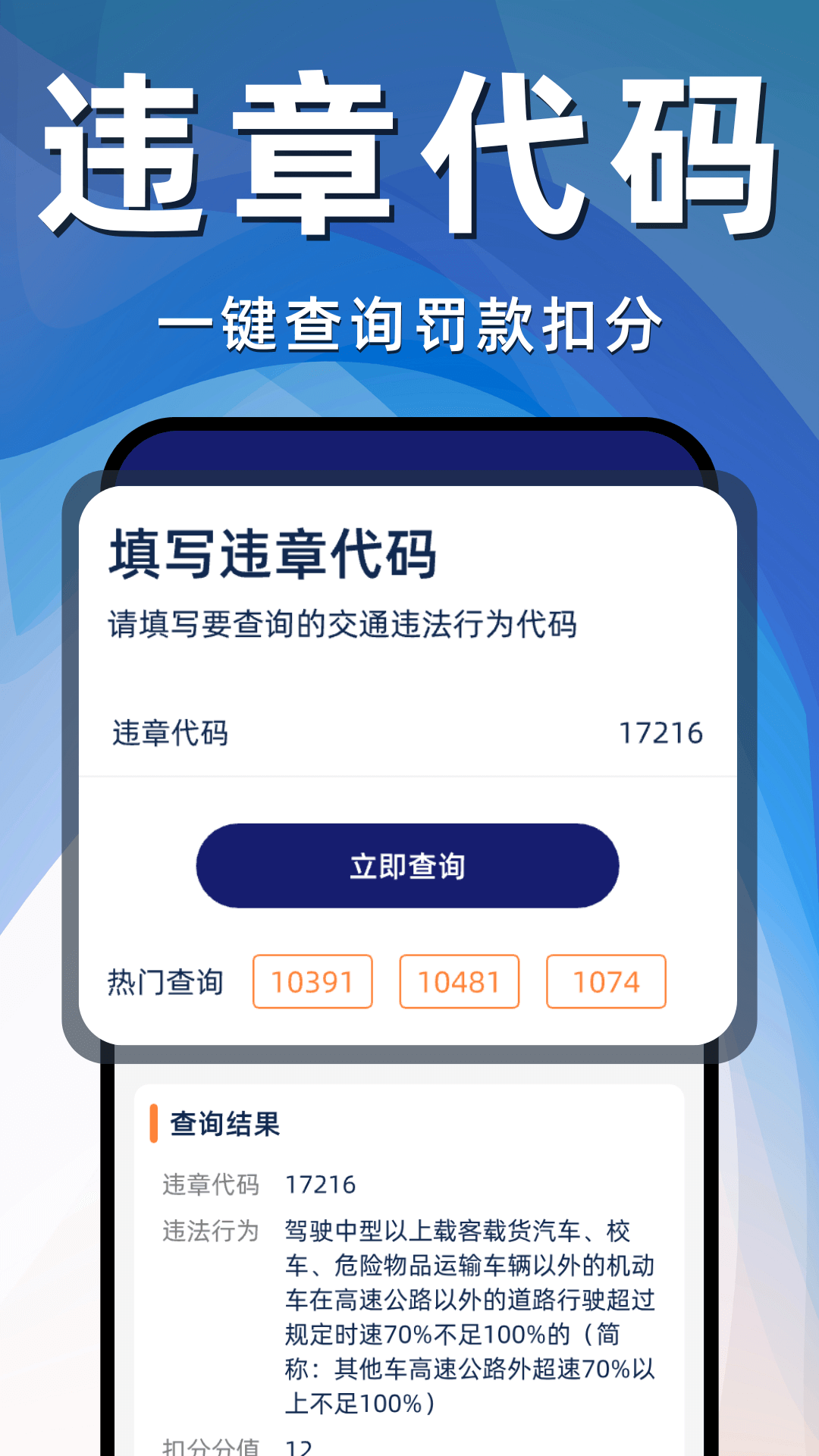 交通違章代碼查詢截圖預(yù)覽