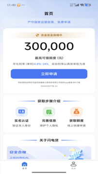 閃電貸借款截圖