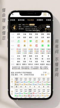 易問(wèn)八字截圖