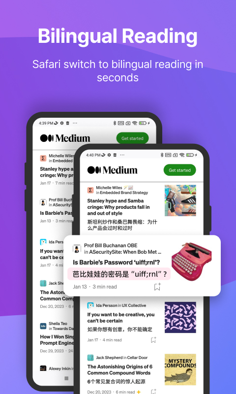 沉浸式翻譯截圖預(yù)覽