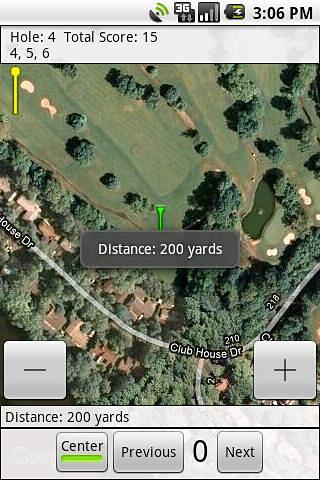 简单的高尔夫GPS截图2