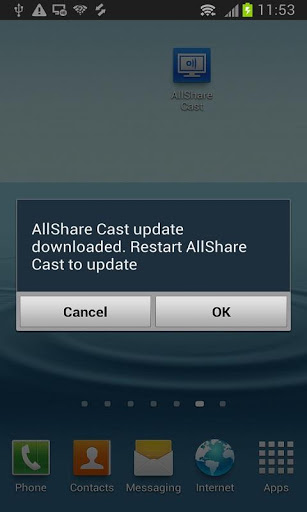 AllShare Cast Dongle S/W Update截图2