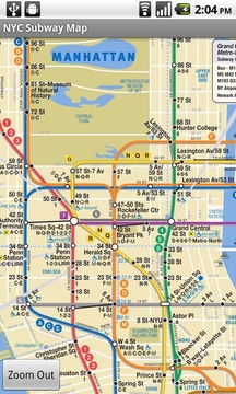 纽约市公交地铁地图截图