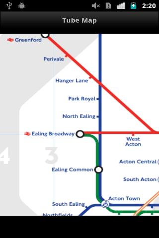 伦敦地铁轨道交通图截图4