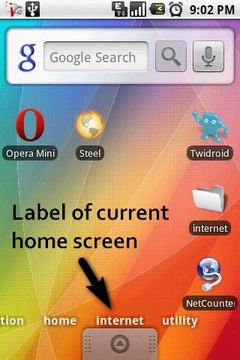 Home Screen Label截图