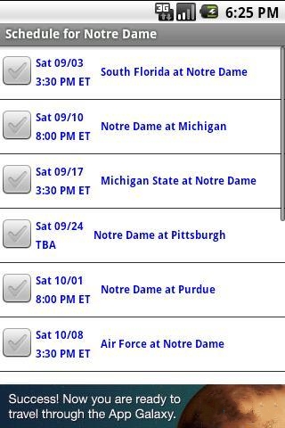 College Football Schedule截图1