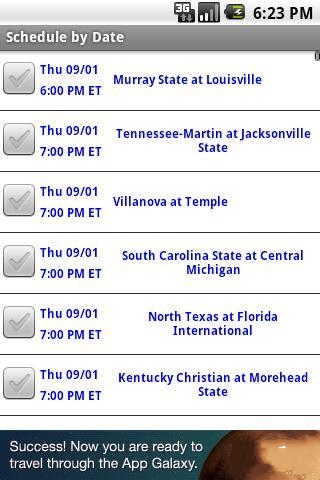 College Football Schedule截图2