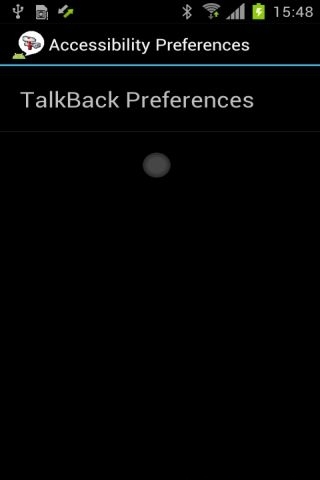 TalkBack系统设置菜单截图1