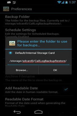 Call Logs Backup & Restore Pro截图3