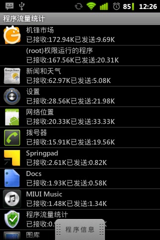 程序流量统计截图3
