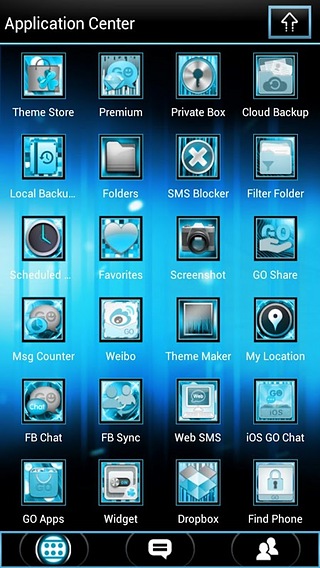 Blue ICS GO SMS截图2