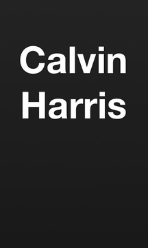 Calvin Harris.截图