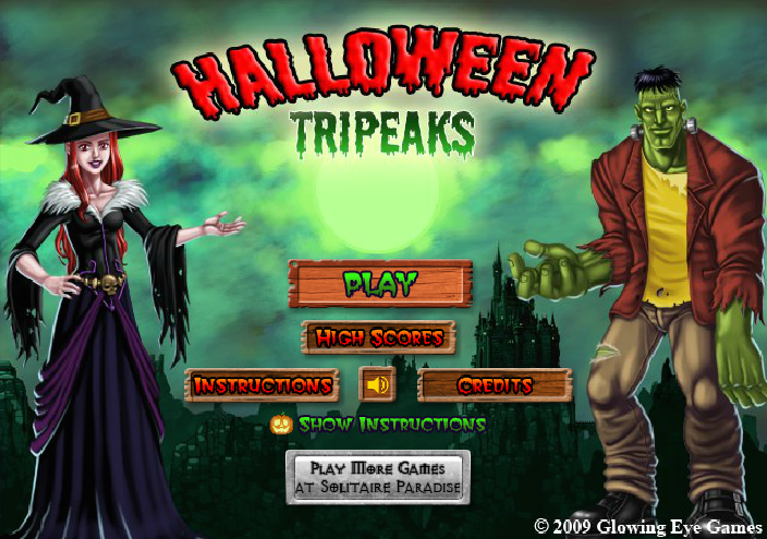 万圣节纸牌 Halloween Tripeaks截图4