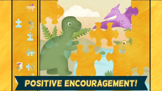 孩子们的恐龙拼图游戏  DinoPuzzles截图3