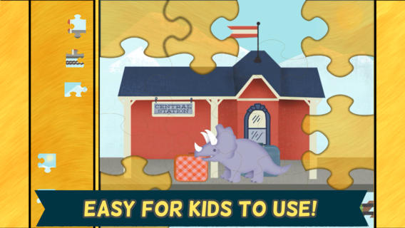 孩子们的恐龙拼图游戏  DinoPuzzles截图2