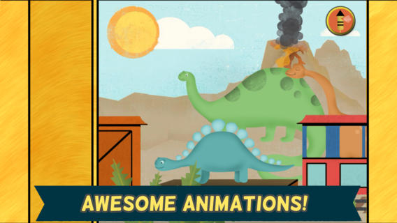 孩子们的恐龙拼图游戏  DinoPuzzles截图4
