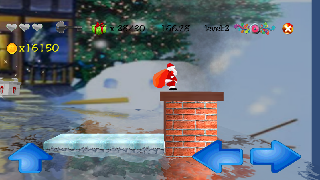 3D圣诞老人大冒险 3D Santa Rush截图3