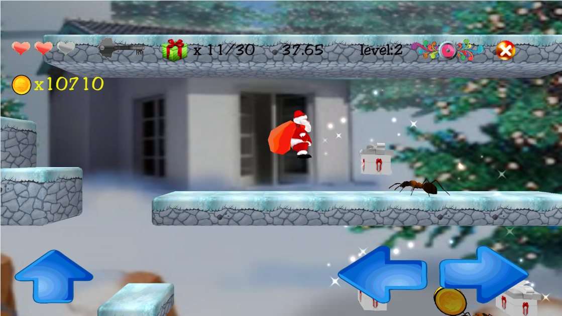 3D圣诞老人大冒险 3D Santa Rush截图6