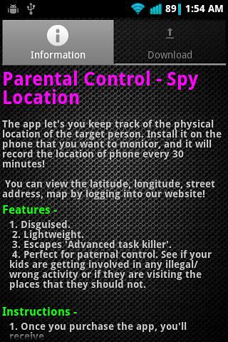 Parental Control - Spy Location截图1