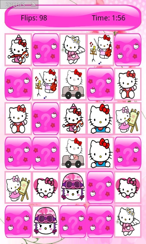 Hello Kitty 记忆卡片截图2