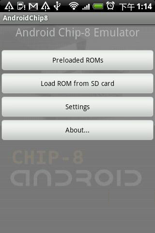Chip8 安卓模拟器 Andorid Chip-8 Emulator截图
