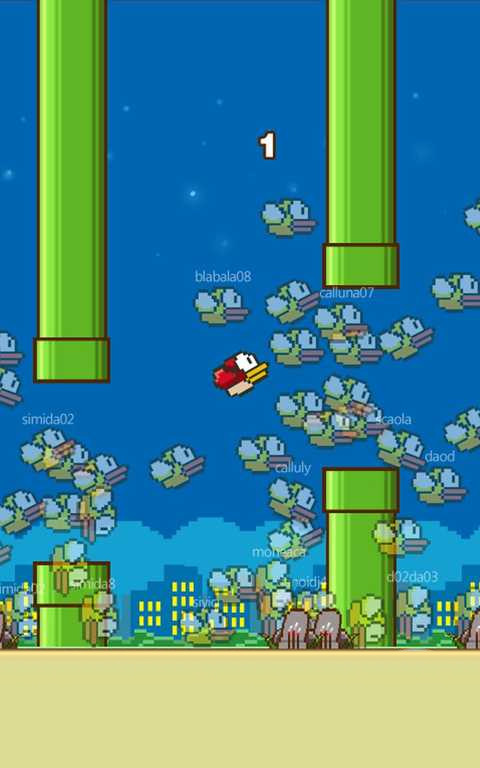 FlappyBird OL截图1