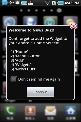 News Buzz Widget截图2
