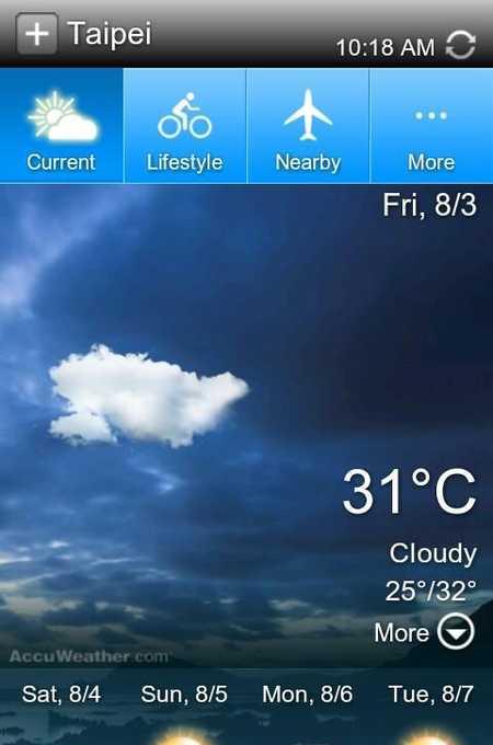 百资天气预报(Linpus Weather)截图2