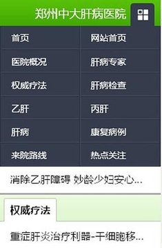 郑州中大肝病医院截图