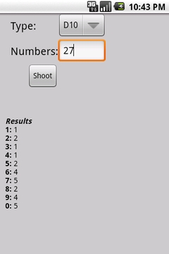 骰子模拟器截图