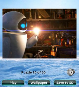 WALL-E的益智游戏。Wall-E Puzzle截图3