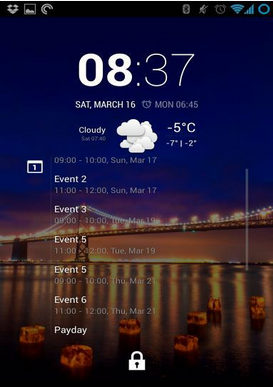 CyanogenMod cLock截图3