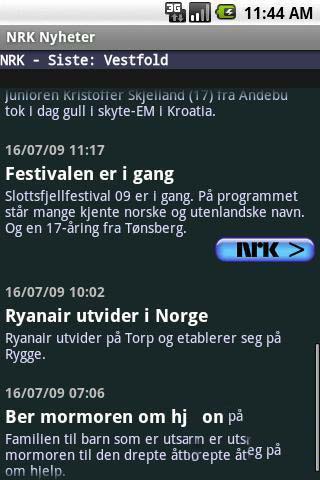 NRK移动Nyheter截图1