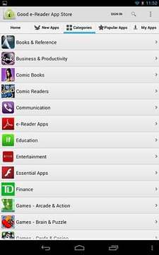 好的电子阅读器应用程序商店 Good e-Reader App Store截图