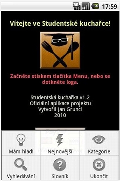 Studentská kuchařka 1.6.3截图