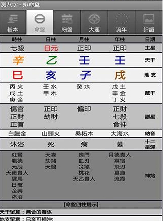 八字测试截图2