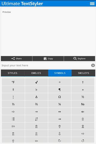 ASCII符号,Emoji &笑脸符号截图2