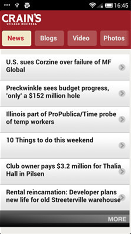 Crain's Chicago Daily News截图4