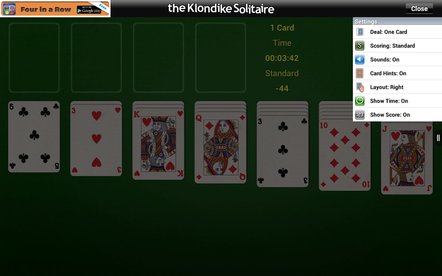 The Klondike Solitaire截图1