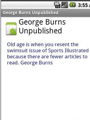 George Burns Unpublished截图1